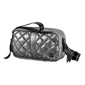 oliver thomas 24 + 7 triple threat crossbody metallic silver